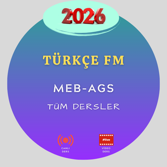 2026-MEB AGS TÜM DERSLER