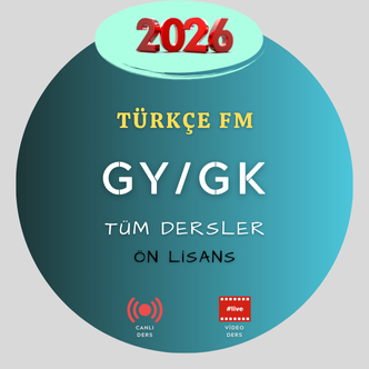 2026-KPSS GY/GK TÜM DERSLER ÖN LİSANS