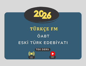 ESKİ TÜRK EDEBİYATI TEK DERS