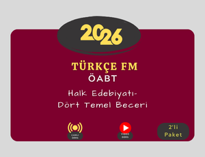 2026-Halk Edebiyatı & Dört Temel Beceri Kazandıran İkili Paket
